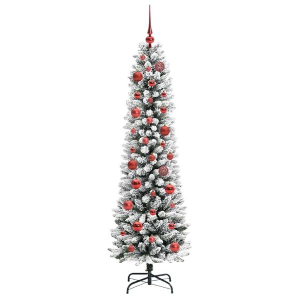 Künstlicher Weihnachtsbaum mit 150 LEDs Grün und Weiß 150 cm