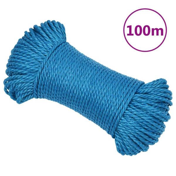 ARDEBO.de - Arbeitsseil Blau 3 mm 100 m Polypropylen