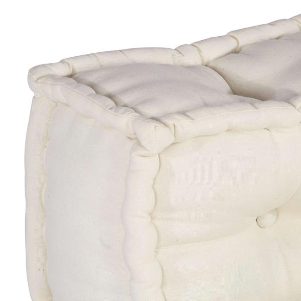 Modulares Sofa 3 pcs Creme 70 x 70 x 56 cm Stoff