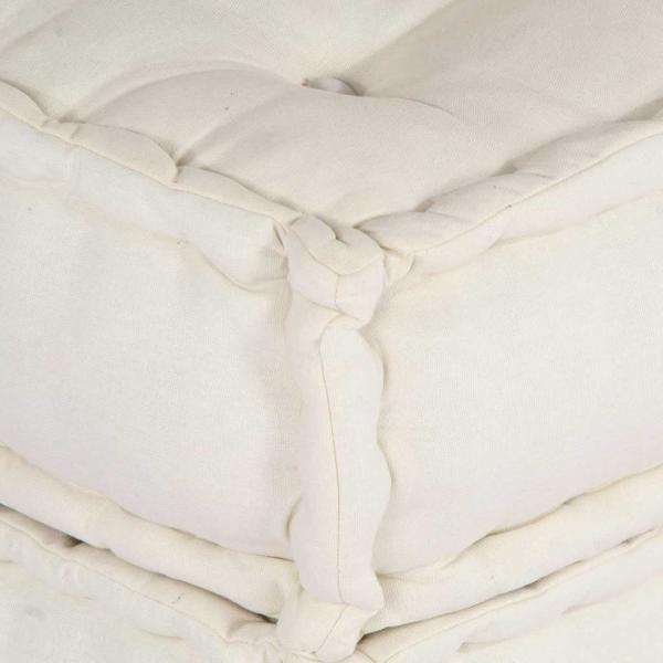 Modulares Sofa 2 pcs Creme 70 x 70 x 36 cm Stoff