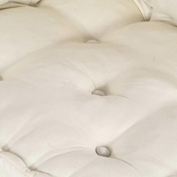 Modulares Sofa 2 pcs Creme 70 x 70 x 36 cm Stoff