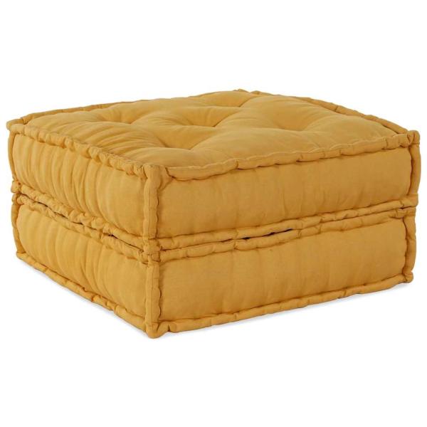 Modulare Sofagarnitur 2 Stk. Stoff Gelb 140 x 70 x 36 cm