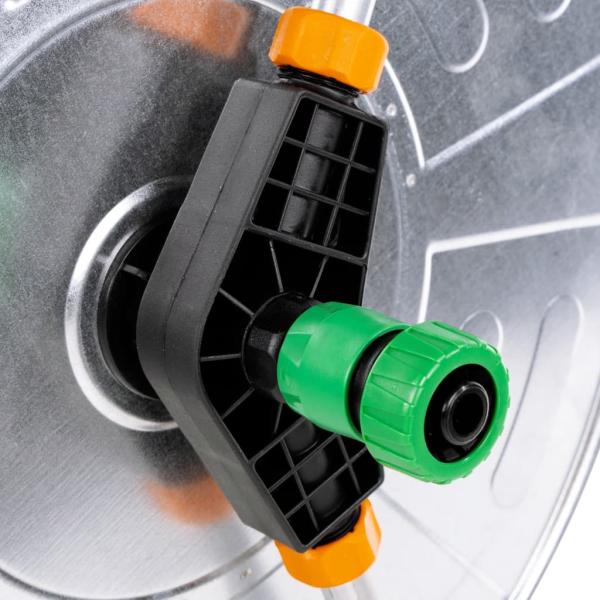 Schlauchwagen für 110 m 1/2" oder 80 m 3/4" Schlauch Stahl