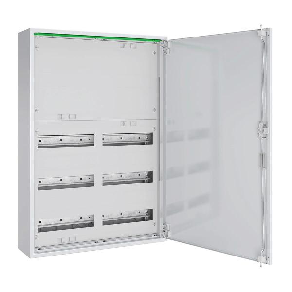 ARDEBO.de ABN Feldverteiler, AP, Tiefe 160mm, mit Volltür, 2x3-reihig (ABNRM205K02)