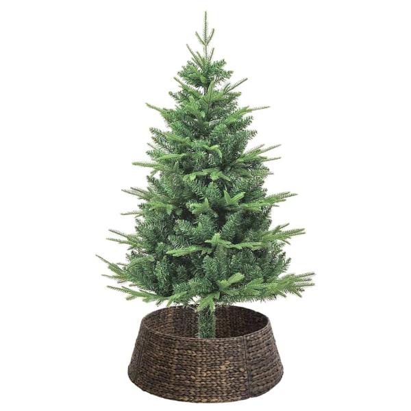 Weihnachtsbaumkragen Schwarz 75 x 75 x 25 cm Wasserhyazinthe