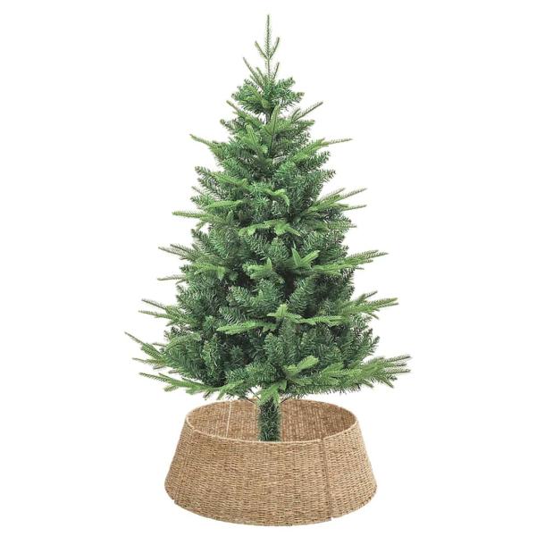 Weihnachtsbaumkragen Braun 75 x 75 x 25 cm das Seegras