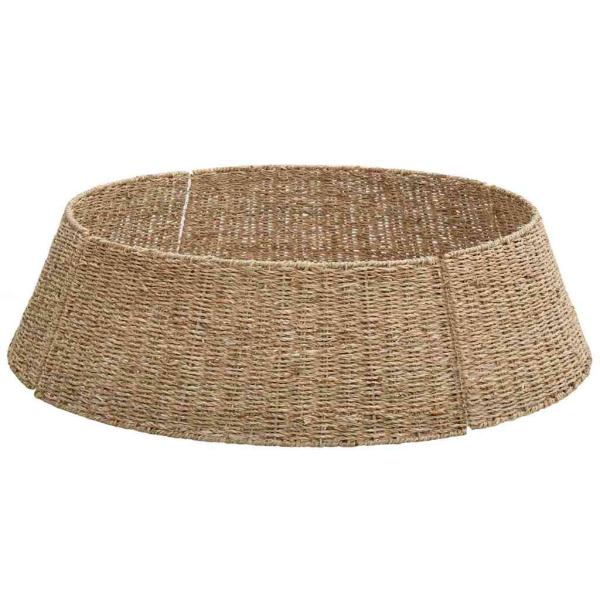 Weihnachtsbaumkragen Braun 105 x 105 x 28 cm das Seegras