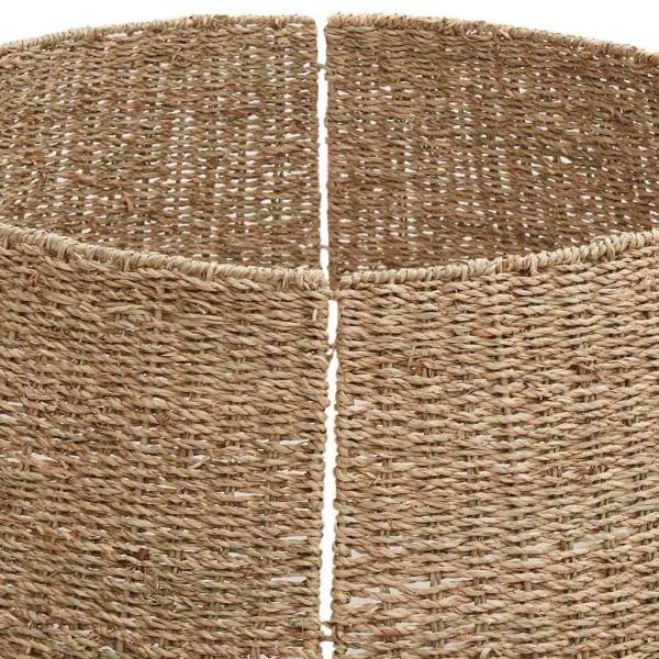 Weihnachtsbaumkragen Braun 105 x 105 x 28 cm das Seegras