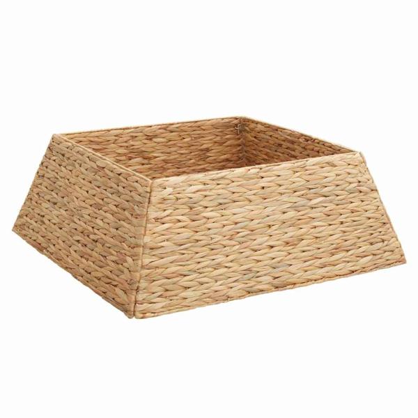 Weihnachtsbaumkragen Braun 70 x 70 x 28 cm Wasserhyazinthe