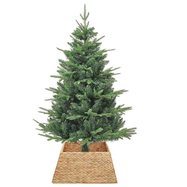 Weihnachtsbaumkragen Braun 70 x 70 x 28 cm Wasserhyazinthe