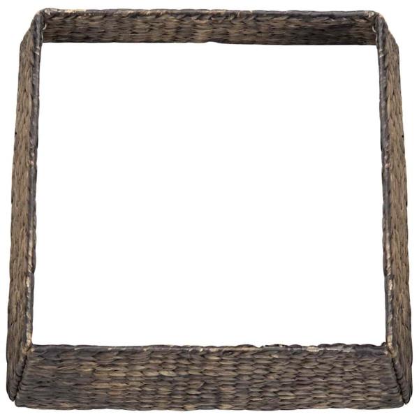 Weihnachtsbaumkragen Schwarz 70 x 70 x 28 cm Wasserhyazinthe