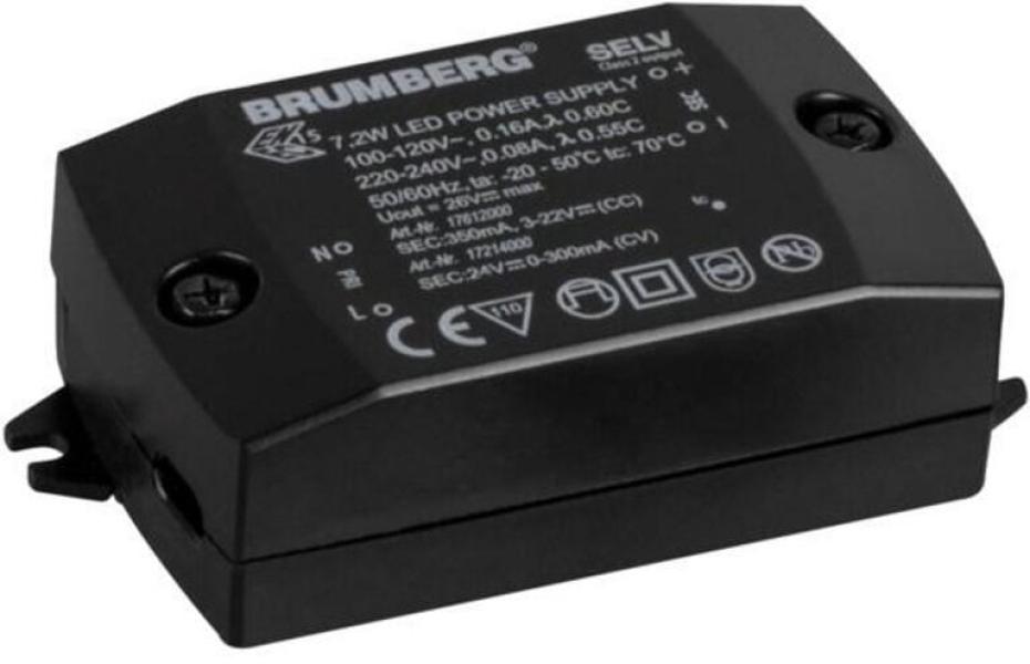 Brumberg BB05 LED-Einbaustrahler, 230VAC, 50Hz, 6W, 38°, 630lm, 3000K, quadratisch, schwenkbar, weiß (38365173)