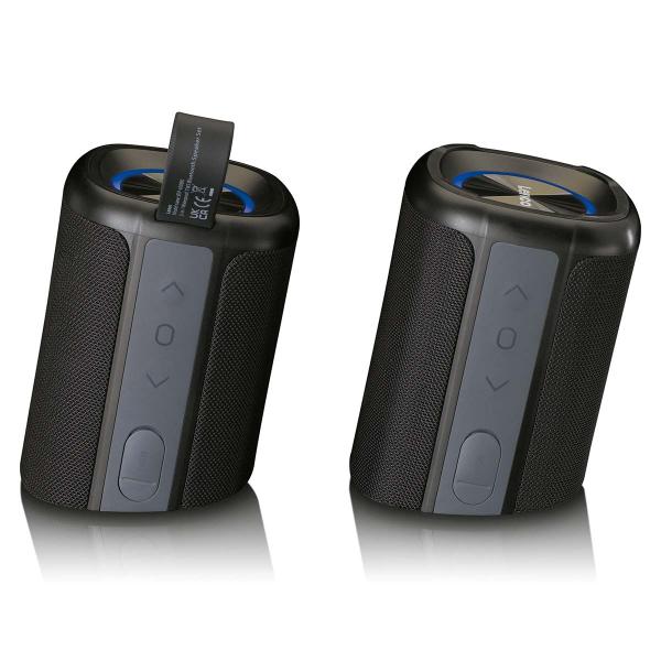 2-in-1 2x10W TWS Bluetooth® 5.0-Lautsprecher IPX7