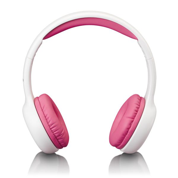Kinderkopfhörer 85dB mit Aufklebern Pink