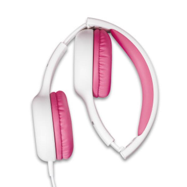 Kinderkopfhörer 85dB mit Aufklebern Pink