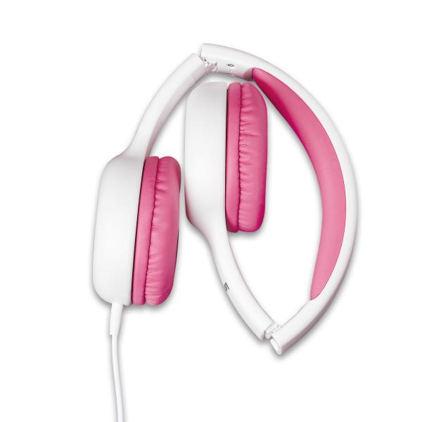 Kinderkopfhörer 85dB mit Aufklebern Pink