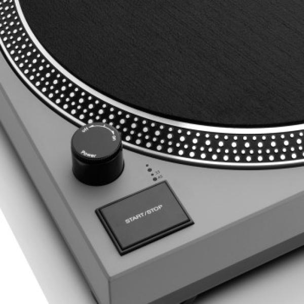 Plattenspieler Direktantrieb PC Kodierung CE-UK Grau