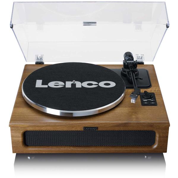 ARDEBO.de - Plattenspieler mit 4 eingebauten Lautsprechern und Bluetooth-Empfang Wood