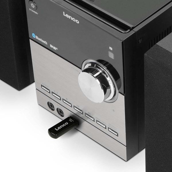 Micro-Set mit DAB+/FM/CD/Bluetooth® & USB-Player - Schwarz