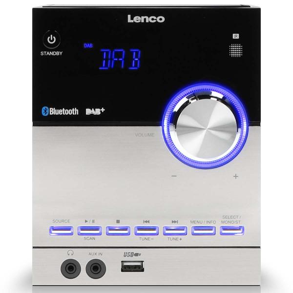 Micro-Set mit DAB+/FM/CD/Bluetooth® & USB-Player - Schwarz