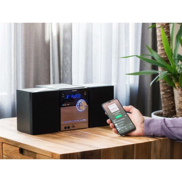 Micro-Set mit DAB+/FM/CD/Bluetooth® & USB-Player - Schwarz