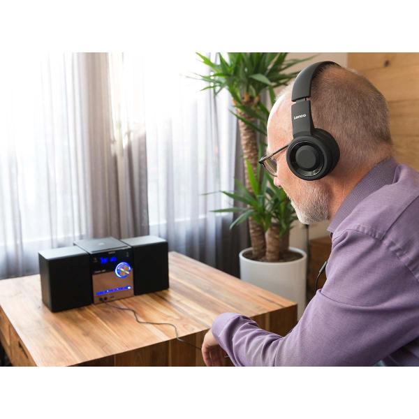 Micro-Set mit DAB+/FM/CD/Bluetooth® & USB-Player - Schwarz