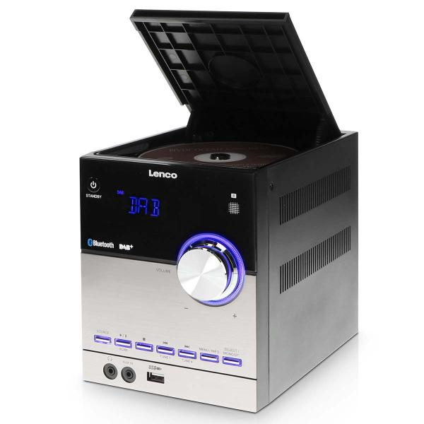 Micro-Set mit DAB+/FM/CD/Bluetooth® & USB-Player - Schwarz