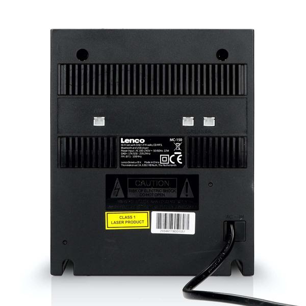 Micro-Set mit DAB+/FM/CD/Bluetooth® & USB-Player - Schwarz