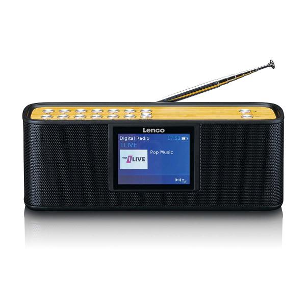 DAB/FM mit 2,4"-Farbdisplay Bluetooth®-Akku Schwarz