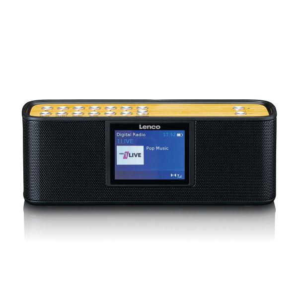DAB/FM mit 2,4"-Farbdisplay Bluetooth®-Akku Schwarz