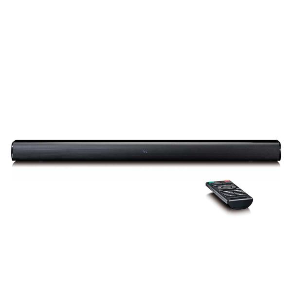 ARDEBO.de - 90cm Soundbar mit 80W RMS, Bluetooth, USB, integriertem Subwoofer und HDMI (ARC)