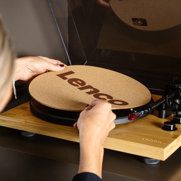Turntable Slipmat aus Kork
