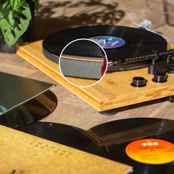 Turntable Slipmat aus Kork