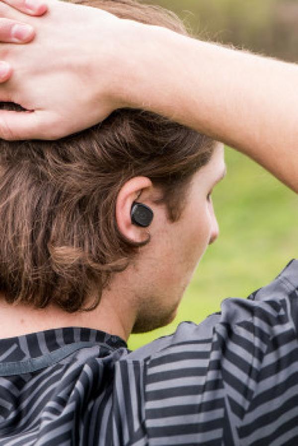 Bluetooth-Headset Wasserdichtes In-Ear-Docking Schwarz