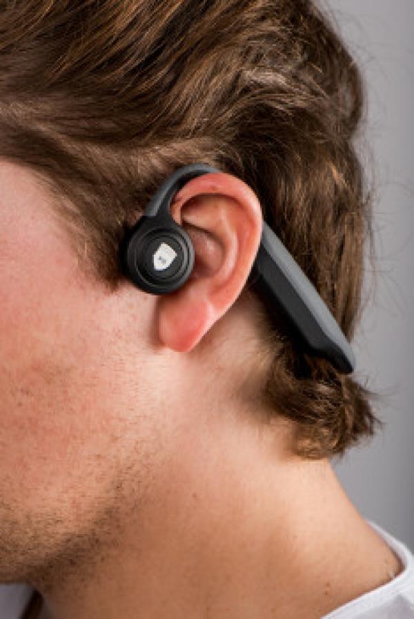 Bone Conduction Bluetooth-Kopfhörer Schwarz