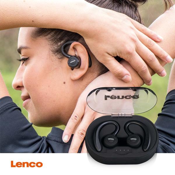 Sport IPX5 TWS Bluetooth® Kopfhörer Schwarz