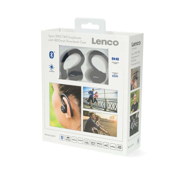 Sport IPX5 TWS Bluetooth® Kopfhörer Schwarz