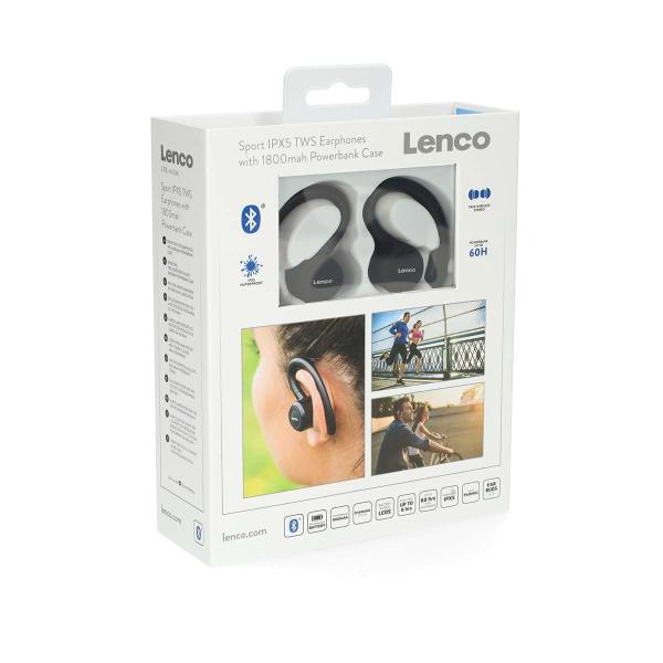 Sport IPX5 TWS Bluetooth® Kopfhörer Schwarz
