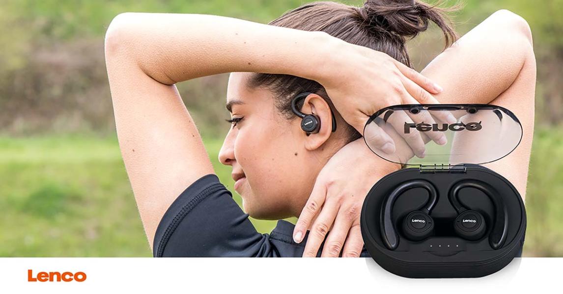 Sport IPX5 TWS Bluetooth® Kopfhörer Schwarz