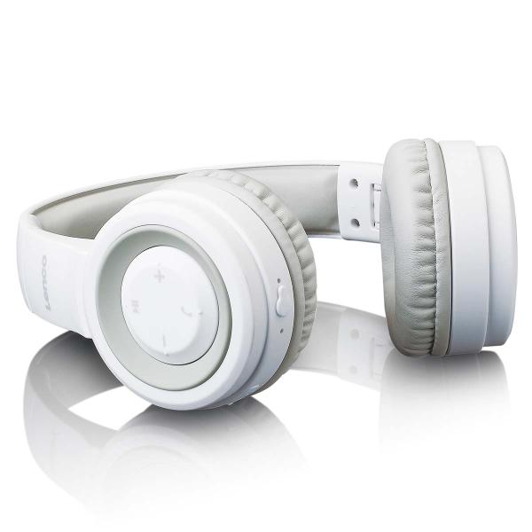 Bluetooth-Kopfhörer mit Spritzwasserschutz Weiß