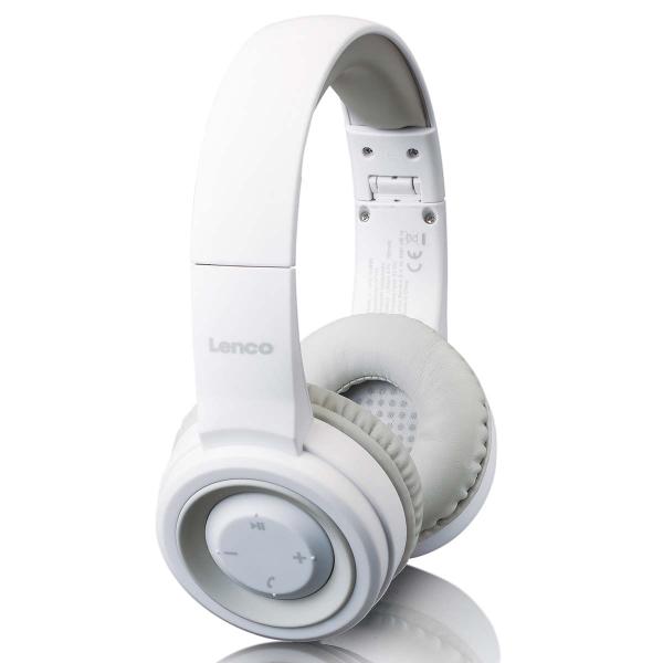 Bluetooth-Kopfhörer mit Spritzwasserschutz Weiß