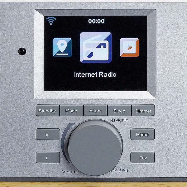 Internetradio WIFI FM Bluetooth® USB Holz