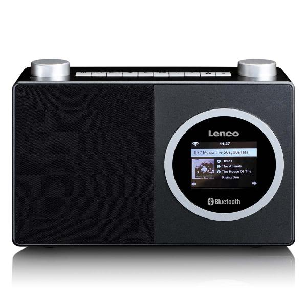 Internetradio mit Farbdisplay und Bluetooth® Schwarz