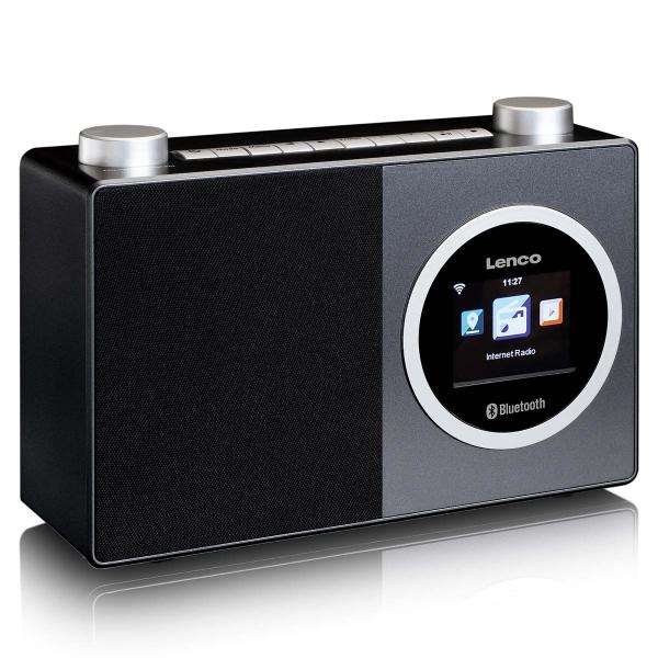 Internetradio mit Farbdisplay und Bluetooth® Schwarz