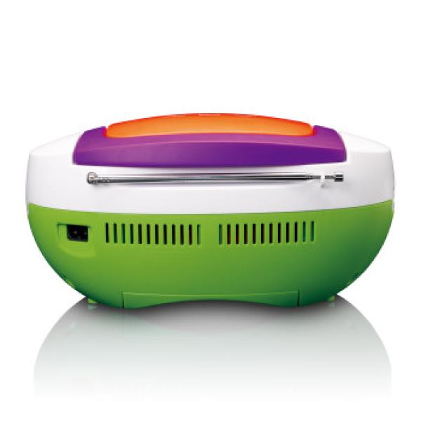Tragbares FM-Radio und CD/USB-Spieler Mehrfarbig