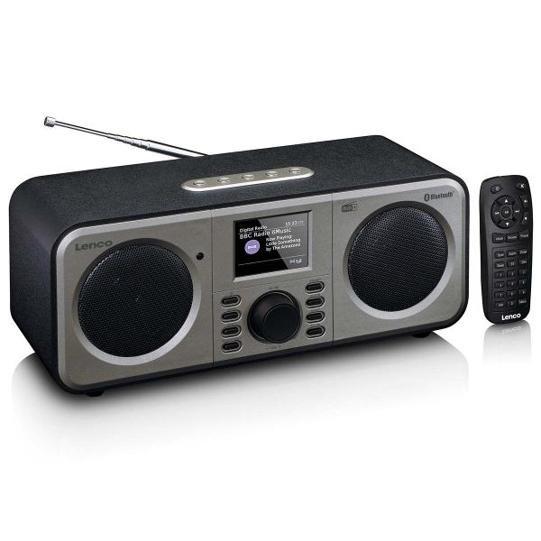 Stereo DAB+ FM Radio mit Bluetooth® Schwarz
