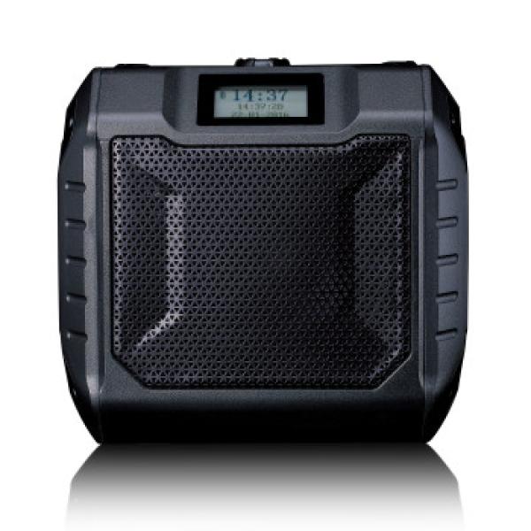 Leistungsstarkes tragbares DAB+/FM-Radio für den Außenbereich mit Bluetooth® IPX5 wasserdicht Grau