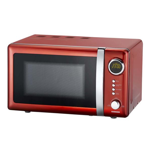 ARDEBO.de - Mikrowelle elektronisch 20L 700W Chili Rot