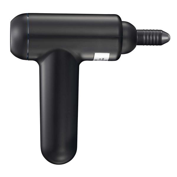 ARDEBO.de - Wiederaufladbare Massagepistole mit LED 4 Köpfe Schwarz
