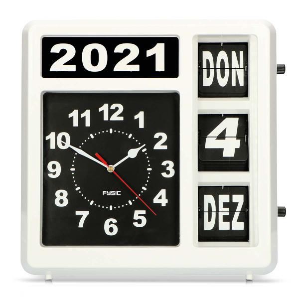 Große deutschsprachige analoge Uhr